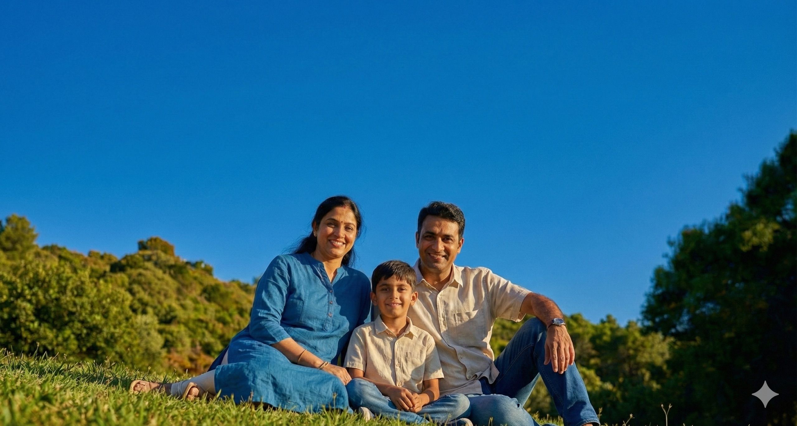 Family outdoors